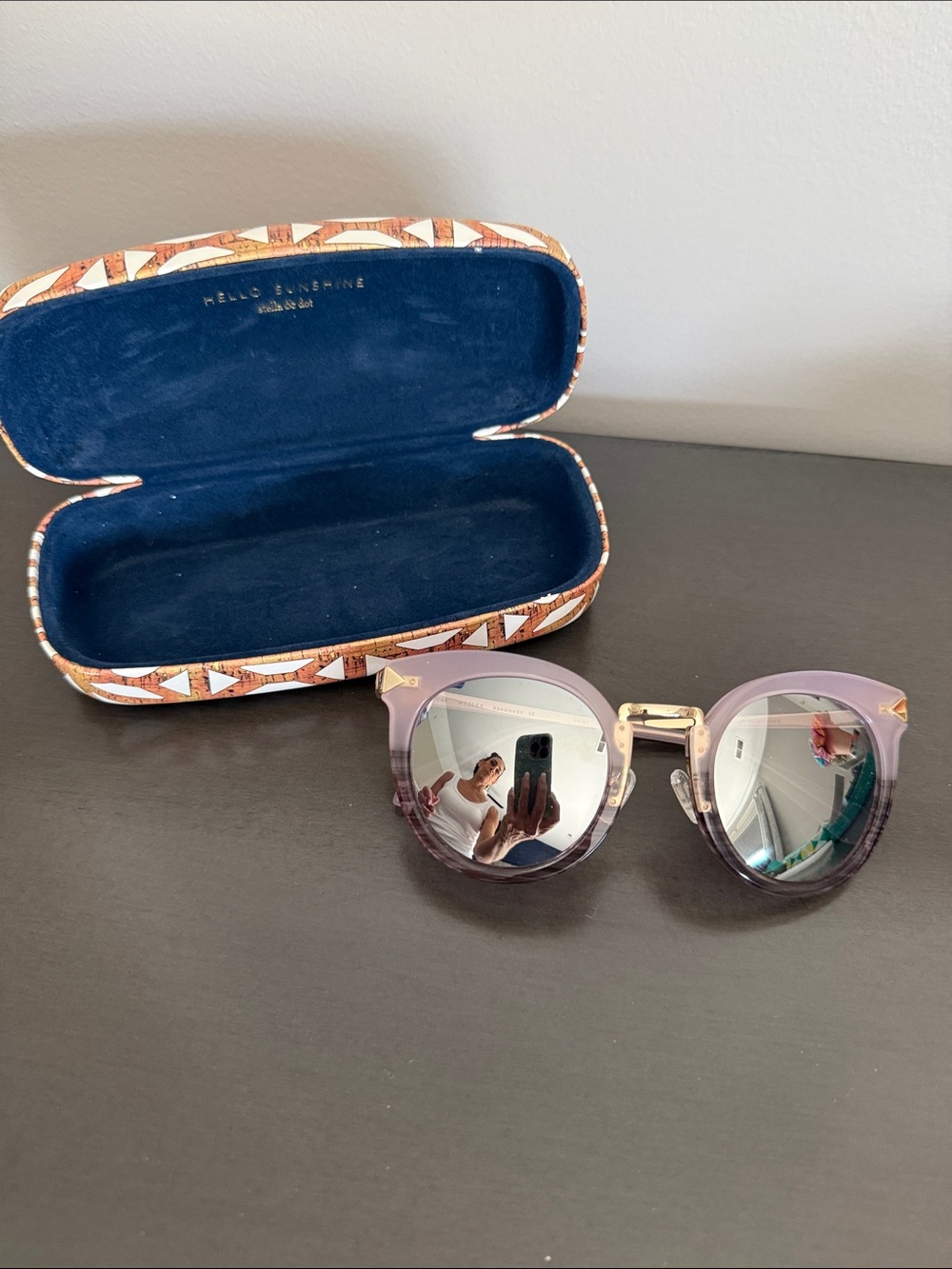 Stella and Dot Pink Sunglasses